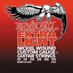 2210 Extra Light Electric Nickel Wound .010 - .050 w/ wound G