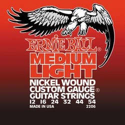 2206 Medium Light Electric Nickel Wound .012 - .054 w/ wound G