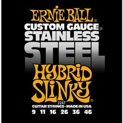 2247 "Stainless Steel Hybrid Slinky .009 - .046"