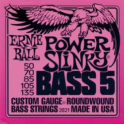 2821 Power Slinky 5-string Bass Nickel Wound .050 - .135