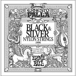 2406 Ernesto Palla Nylon Classical Black & Silver