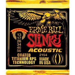 2154 Coated Titanium RPS Slinky Acoustic Medium .013 - .056
