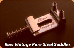 Raw Vintage RVS 108 Pure Steel Saddles - Gotoh Japan typ