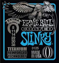 3125 Coated Electric Titanium RPS Extra Slinky .008 - .038