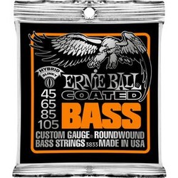 3833 Coated Bass Strings - Hybrid Slinky .045 -.105