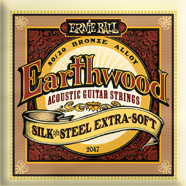 2047 Earthwood Silk & Steel Extra Soft .010 - .050 Acoustic 80/20 Bronze