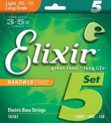 Elixir Bass Nanoweb Super Light Medium 5 str. / 40 - 130 /