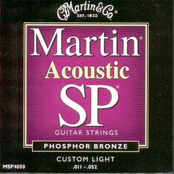 Martin SP Acoustic Custom Light Phosphor Bronze / 11 - 52 / - akustické kovové struny
