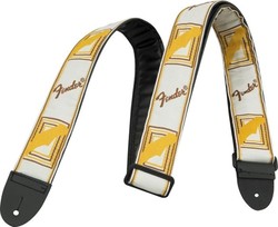 Fender USA " Monogrammed " Žlutý / Bílý / Hnědý