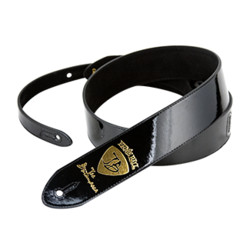 4082 Premium kožený pás EB " Joe Bonamassa Black Patent Leather "