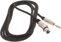 Bespeco XCMC600 - Symetrický mikrofonní kabel XLR / female / + Jack 6m