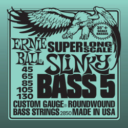 2850 Slinky Super Long Scale Bass5 .045 - .130