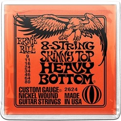 2624 Skinny Top Heavy Bottom 8-string .009 - .080