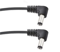 Voodoo Lab PPBAR - R 2.1mm Right Angle Barrel Cable - napájecí kabel