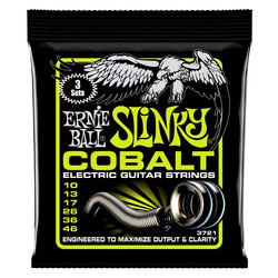 3721 Ernie Ball Cobalt / 10-46 / - 3 Pack