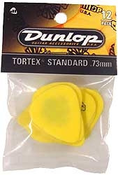 Dunlop Tortex Standard .73mm - žlutá - 12ks