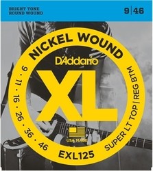 D´Addario EXL 125 Super Light top / Reg. Bottom - 9 / 46