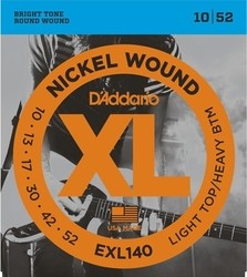 D´Addario EXL 140 Light Top / Heavy Bottom - 10 / 52