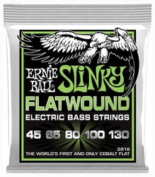 2816 Ernie Ball Regular Slinky Flatwound Cobalt 45/130