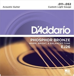 D´Addario EJ26 Light Phosphor Bronze 11- 52
