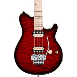 Sterling by MusicMan AX40D RRB Ruby Red Burts, Axis model s DiMarzio snímači