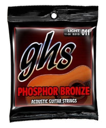 GHS S315 Phospor Bronze Extra Light / 11 - 50 / - akustické struny