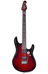 Sterling by Music Man JP100D - Ruby Red Burst