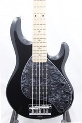 MusicMan Stingray 5 HH Black, Maple Fingerboard