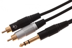 Bespeco EAYSRM150 - 1x Jack TRS 6.3 mm - 2x RCA Cinch