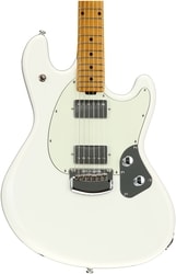 MusicMan StingRay HH Guitar, Ivory White, Mint Pickguard