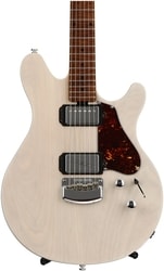 MusicMan Valentine Guitar, Trans Buttermilk, Roasted Maple Neck