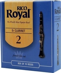 Rico Royal ES klarinet plátky 10ks - tvrdost 2
