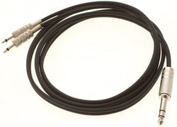 Bespeco BT1250 - Jack 6.3 Stereo - 2x Jack 3.5 Mono - 1.5m