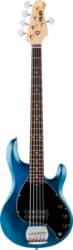 Sterling SUB Ray5 Trans Blue Satin, Rosewood Fretboard