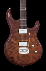 MusicMan LUKE 3 HH, Ball Family Reserve, Hazelnut burst, Roasted Maple Neck