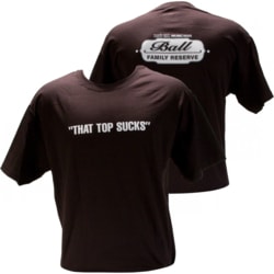 4605 Ernie Ball " That top the sucks " triko velikost M