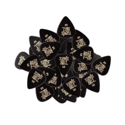 9114 Ernie Ball Celulose Picks - trsátko SIDEMAN MEDIUM BLACK .72mm - 1 Ks