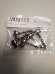 Bridge saddles – SR5/Bongo5 (Includes Intonation Screws & Springs)